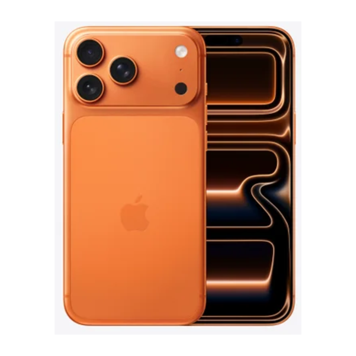 Apple iPhone 17 Pro Max naranja cosmico - vista trasera