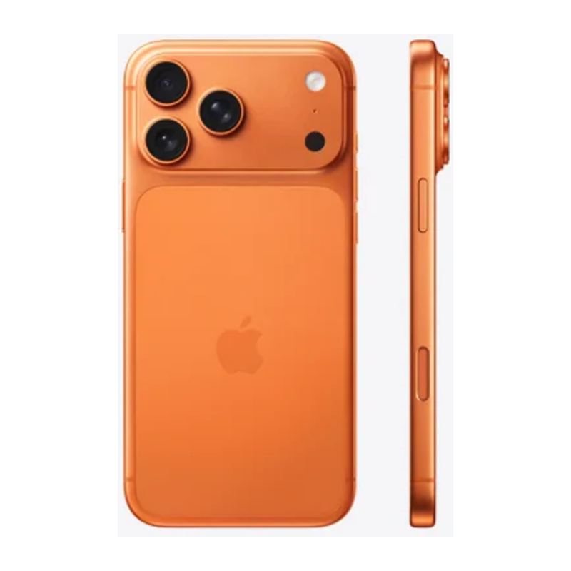 Apple iPhone 17 Pro Max naranja cósmico, vista 2