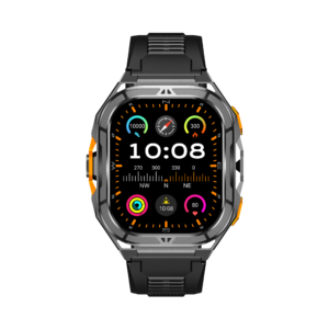 Smartwatch X5 negro - vista frontal