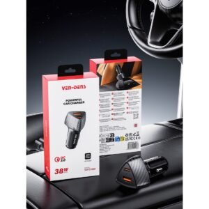 Cargador de coche 38W con doble puerto