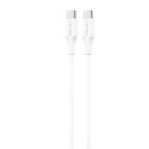 Cable USB-A a USB-C 3A blanco