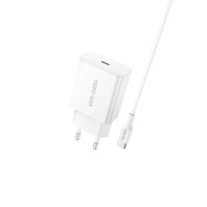 Adaptador de corriente USB-C 20W carga rápida